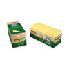 3M Post-it® Greener Notes Original Recycled Pads in Cabinet Packs MMM654R24CPCY