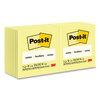 3M Post-it® Notes Original Pads in Canary Yellow MMM654YW