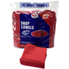 Monarch Brands Red Shop Towels, 50/BG MNB AT-STB50-BG