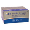 BD Insulin Syringe with Needle Ultra-Fine 0.5 mL 30 Gauge 1/2" Attached Needle Without Safety, 1/BG MON 1030269BG