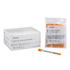 McKesson Insulin Syringe with Needle 1 mL 27 Gauge 1/2 Inch Attached Needle Without Safety, 100/BX MON 938701BX