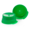 McKesson Tube Closure Polyethylene Snap Cap Green 16 mm For Use with 16 mm Blood Drawing Tubes, Glass Test Tubes, Plastic Culture Tubes NonSterile, 1000/BG MON 1082105BG