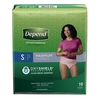 Kimberly Clark Professional Female Adult Absorbent Underwear Depend FIT-FLEx Pull On with Tear Away Seams Small Disposable Heavy Absorbency, 38 EA/CS MON 1090304CS