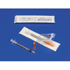 Covidien Insulin Syringe with Needle Monoject® 1 mL 28 Gauge 1/2 Attached Needle Without Safety, 100 EA/BX MON 344529BX