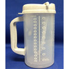 GMAX Graduated Drinking Mug 32 oz. Translucent Plastic Reusable, 1/EA MON 1123222EA