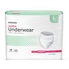 McKesson Unisex Adult Absorbent Underwear Pull On with Tear Away Seams Large Disposable Moderate Absorbency, 72 EA/CS MON 1123833CS