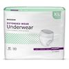 McKesson Unisex Adult Absorbent Underwear Pull On with Tear Away Seams x-Large Disposable Heavy Absorbency, 48 EA/CS MON 1123840CS