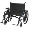 Gendron Bariatric Wheelchair Regency XL 2002 Full Length Arm Removable Arm Style Mag Wheel Black 28 Inch Seat Width 600 lbs. Weight Capacity, 1/ EA MON1125455EA