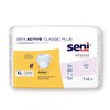 TZMO Seni Active Classic Plus Unisex Adult Absorbent Underwear, Pull On with Tear Away Seams, x-Large, Disposable, Moderate Absorbency, 56 EA/CS MON 1163841CS
