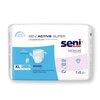 TZMO Unisex Adult Absorbent Underwear Seni Active Super Pull On with Tear Away Seams x-Large Disposable Moderate Absorbency, 56 EA/CS MON 1163845CS