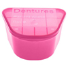 McKesson Denture Cup 8 oz. Pink Hinged Lid Disposable, 1/EA MON1177280EA
