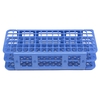 Heathrow Scientific Fold and Snap Test Tube Rack 90 Place 5 to 10 mL Tube Size Blue 2-2/5 X 4-1/8 X 9-2/3 Inch, 1/EA MON1178772EA