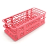Heathrow Scientific Fold and Snap Test Tube Rack 60 Place 5 to 15 mL Tube Size Red 2-2/5 X 4-1/8 X 9-2/3 Inch, 1/EA MON1178777EA