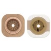 Hollister Ostomy Barrier New Image™ Flat CeraPlus™ Precut, Extended Wear Adhesive Tape Borders 1-3/4 Inch Flange Green Code 1 Inch Opening MON1195893BX