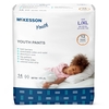 McKesson Unisex Youth Absorbent Underwear McKesson Pull On with Tear Away Seams Large / X-Large Disposable Heavy Absorbency, 56 EA/CS MON1198055CS