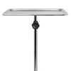 McKesson Mobile Instrument Stand Hand Operated Single Post 5-Leg Base Small Tray, 1/CS MON1215721CS