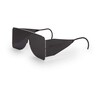 Dioptics Post Mydriatic Glasses Solarettes® Side Shield Smoke Tint Black Frame Over Ear One Size Fits Most, 1/EA MON1259207EA