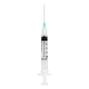 Sol-Millennium Medical Syringe with Hypodermic Needle Sol-Care 5 mL 21 Gauge 1/2 Inch Detachable Needle Retractable Needle MON1016948CS