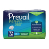 First Quality Prevail® Per-Fit 360 Max, Plus Absorbency Winged Brief, Large, (45 to 62), 18/BG, 4BG/CS MON 886534CS