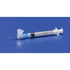 Cardinal Health Syringe with Hypodermic Needle Magellan 3 mL 21 Gauge 1-1/2 Inch Attached Needle Sliding Safety Needle, 50EA/BX, 8BX/CS MON 457065CS