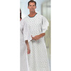 Fashion Seal Uniforms Patient Exam Gown Medium / Large Light Blue Reusable, 1/EA MON253894EA