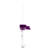 Ram Scientific Safe-T-Fill® Capillary Blood Collection Tube Whole Blood Tube K2 EDTA Additive 10.8 X 46.6 mm 200 µL Purple Pierceable Attached Cap Plastic Tube, 500/CS MON 264599CS