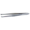 GF Health Tweezers Grafco 3-1/2 Inch Length Stainless Steel NonSterile NonLocking Thumb Handle Straight Blunt Tips, 1/EA MON269877EA