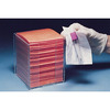 Fisher Scientific Biohazard Wipe BloodBloc Heavy Absorbency White / Orange NonSterile Cellulose / Polyethylene 4 X 4 Inch Disposable, 200/PK MON314648PK