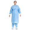 Halyard Protective Procedure Gown One Size Fits Most Blue NonSterile Disposable, 10 EA/PK MON 342890PK