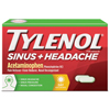Johnson & Johnson Tylenol® Sinus+ Headache Daytime Caplets, 24 per Bottle MON 983046BT