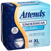 Attends Adult Absorbent Underwear Attends® Pull On X-Large Disposable Moderate Absorbency MON 1028713CS