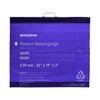 McKesson Patient Belongings Bag 3 X 19 X 22 Inch Polyethylene Snap Closure Blue, 1/EA MON447755EA