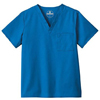 White Swan Scrub Shirt Fundamentals X-Small Royal Blue 1 Pocket Short Set-In Sleeves Unisex, 1/ EA MON 1124493EA