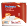 PBE Brief Full Mat Brief Tranquility® 64-84 X-Large White Super Absorbency, 8EA/PK MON461046BG