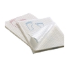 GF Health Procedure Towel Footprint 13-1/2 x 18" White / Mauve Footprints NonSterile, 500 EA/CS MON 496859CS