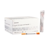 McKesson Insulin Syringe with Needle 1 mL 27 Gauge 1/2" Attached Needle Without Safety, 500 EA/CS MON 629838CS