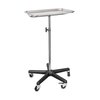 Dukal Mobile Instrument Stand Tech-Med Hand Operated Single Post 5-Leg Base Small Tray, 1/EA MON640185EA