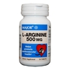 Major Pharmaceuticals L-Arginine Supplement 500 mg Strength Tablet 50 per Bottle MON681975BT