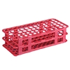 Globe Scientific Stacking Test Tube Rack Globe Scientific 456500 Series 60 Place 15 to 17 mm Tube Size Red 2-4/5 X 4-1/8 X 9-3/5 Inch, 1/EA MON699727EA