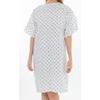 Royal Blue Patient Exam Gown Unisex NonSterile White / Blue Print, One Dozen MON 1125139DZ