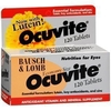 Bausch & Lomb Eye Vitamin and Mineral Supplement with Lutein Ocuvite 1000 IU / 60 IU / 200 mg / 2 mg Strength Tablet 120 per Bottle MON822915BT