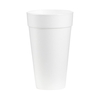 Wincup Drinking Cup 20 oz. White Styrofoam Disposable, 20 EA/SL MON 871502SL