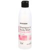 McKesson No-Rinse Shampoo and Body Wash 8 oz. Squeeze Bottle Light Floral Scent MON877023EA