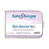 Safe N Simple Skin Barrier Arc Safe-n'Simple x-Tra Wide Mold to Fit, Standard Wear Hydrocolloid 1/2 Curve 1 x 1