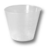 Dynarex Medicine Cup Economy 1 oz. Clear Polypropylene MON901794SL