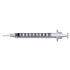 BD Insulin Syringe with Needle Micro-Fine 1 mL 28 Gauge 1/2 Inch Attached Needle Without Safety, 100EA/BX, 5BX/CS MON 1423CS