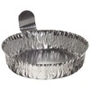Fisher Scientific Weighing Dish Qorpak Crimped Walls Metallic Color Aluminum, 1000/CS MON952835CS