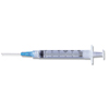 BD Syringe with Hypodermic Needle PrecisionGlide 3 mL 25 Gauge 1 Inch Detachable Needle Without Safety, 100EA/BX MON 702BX