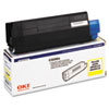 Okidata Oki 43034801 Toner (Type C6), 1500 Page-Yield, Yellow OKI 43034801