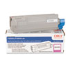 Okidata Oki 43324402 High-Yield Toner (Type C8), 5000 Page-Yield, Magenta OKI 43324402
